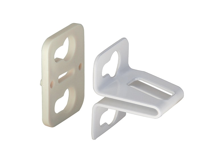 Spacers Improve Latch/Receiver Installations on Vinyl Siding