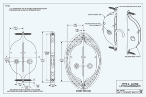 CAD Drawings Of Norse Latches And Receivers Now Available For Download